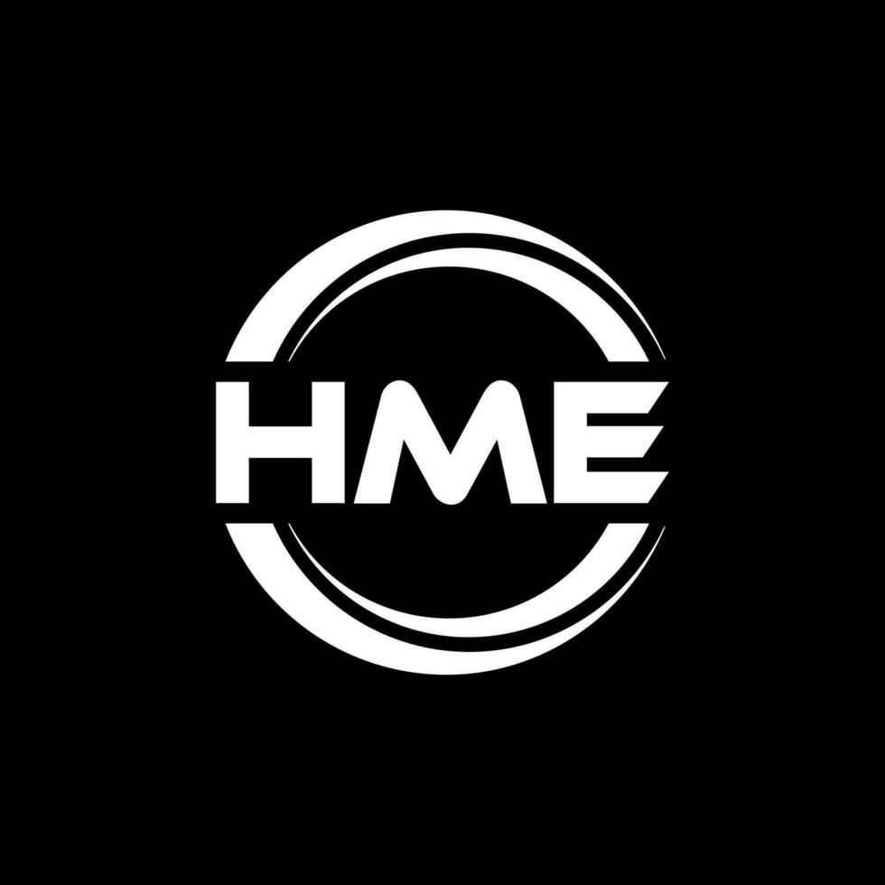 HME Logo Design, Inspiration for a Unique Identity. Modern Elegance and Creative Design. Watermark Your Success with the Striking this Logo. vector