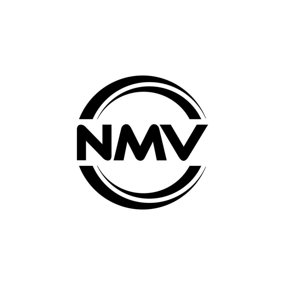 nmv logo diseño, inspiración para un único identidad. moderno elegancia y creativo diseño. filigrana tu éxito con el sorprendentes esta logo. vector