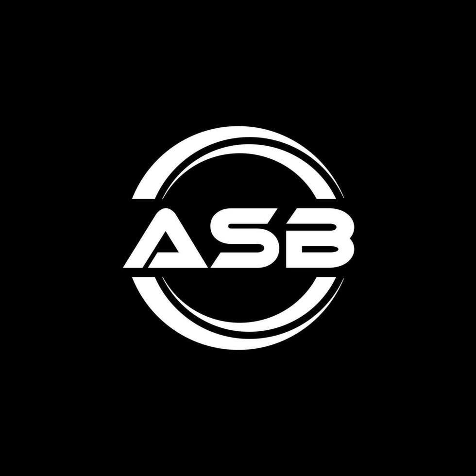 asb logo diseño, inspiración para un único identidad. moderno elegancia y creativo diseño. filigrana tu éxito con el sorprendentes esta logo. vector
