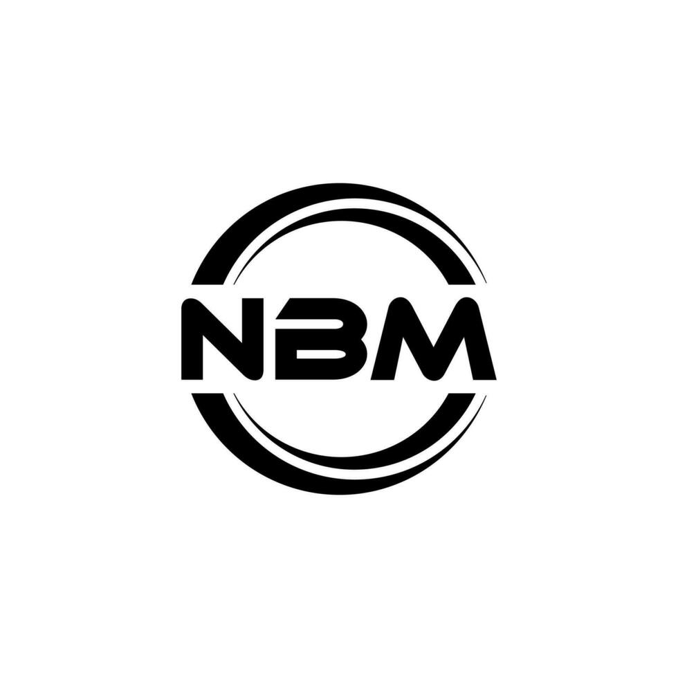 NBM Logo Design, Inspiration for a Unique Identity. Modern Elegance and Creative Design. Watermark Your Success with the Striking this Logo. vector