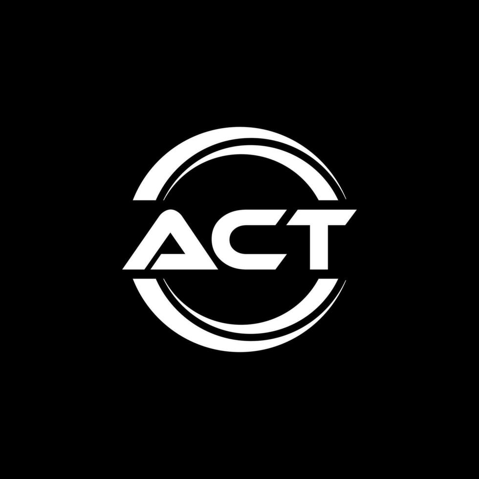 ACT Logo Design, Inspiration for a Unique Identity. Modern Elegance and Creative Design. Watermark Your Success with the Striking this Logo. vector