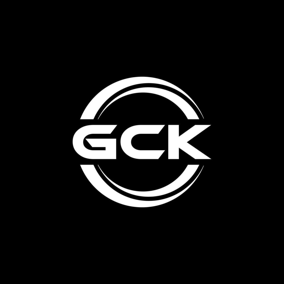 gck logo diseño, inspiración para un único identidad. moderno elegancia y creativo diseño. filigrana tu éxito con el sorprendentes esta logo. vector