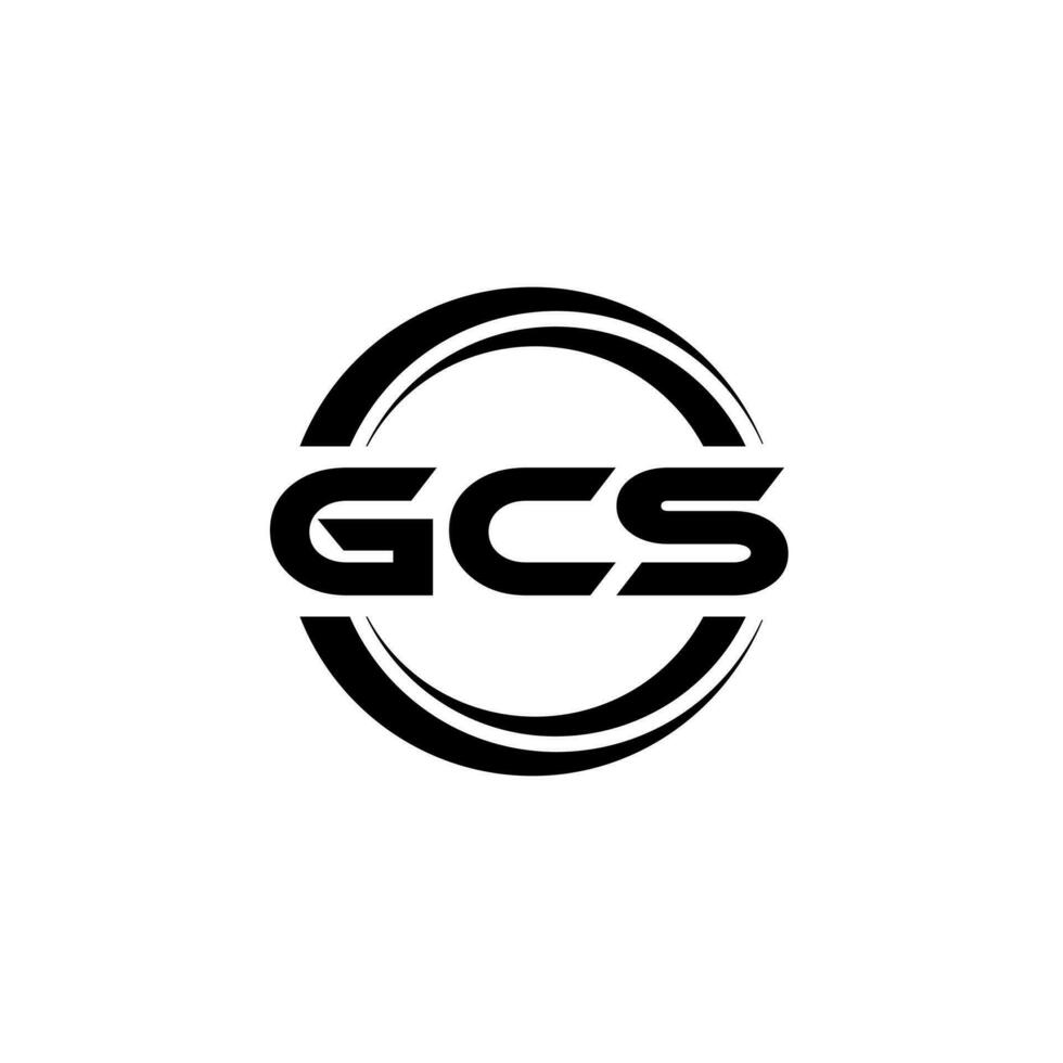 GCS Logo Design, Inspiration for a Unique Identity. Modern Elegance and Creative Design. Watermark Your Success with the Striking this Logo. vector