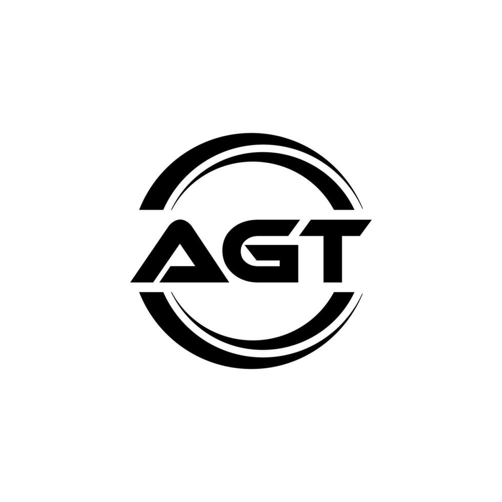 agt logo diseño, inspiración para un único identidad. moderno elegancia y creativo diseño. filigrana tu éxito con el sorprendentes esta logo. vector