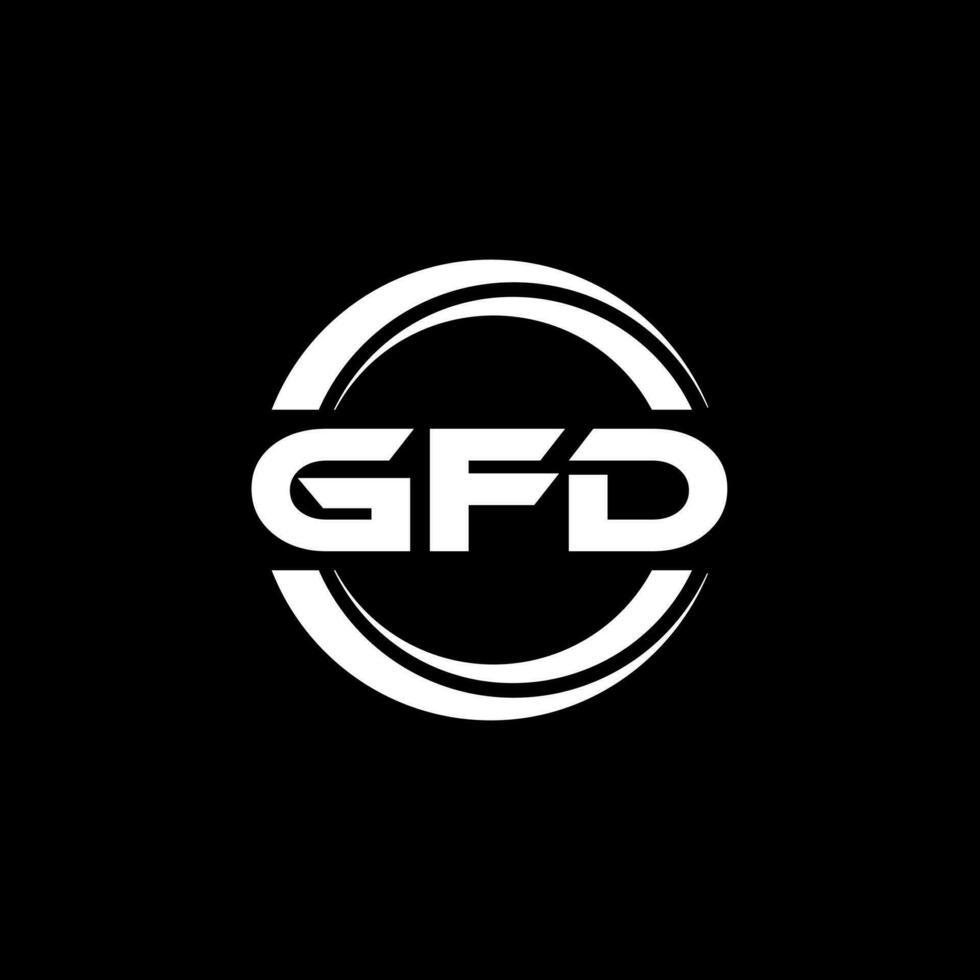 GFD Logo Design, Inspiration for a Unique Identity. Modern Elegance and Creative Design. Watermark Your Success with the Striking this Logo. vector
