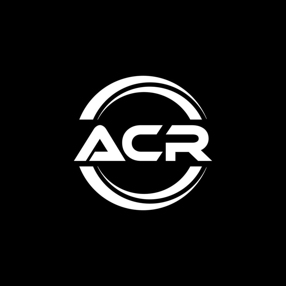 ACR Logo Design, Inspiration for a Unique Identity. Modern Elegance and Creative Design. Watermark Your Success with the Striking this Logo. vector