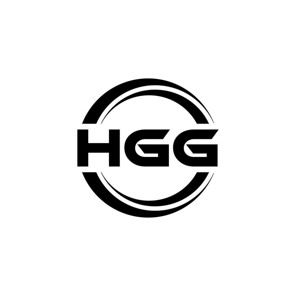 hgg logo diseño, inspiración para un único identidad. moderno elegancia y creativo diseño. filigrana tu éxito con el sorprendentes esta logo. vector