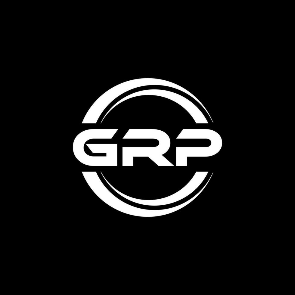 GRP Logo Design, Inspiration for a Unique Identity. Modern Elegance and Creative Design. Watermark Your Success with the Striking this Logo. vector