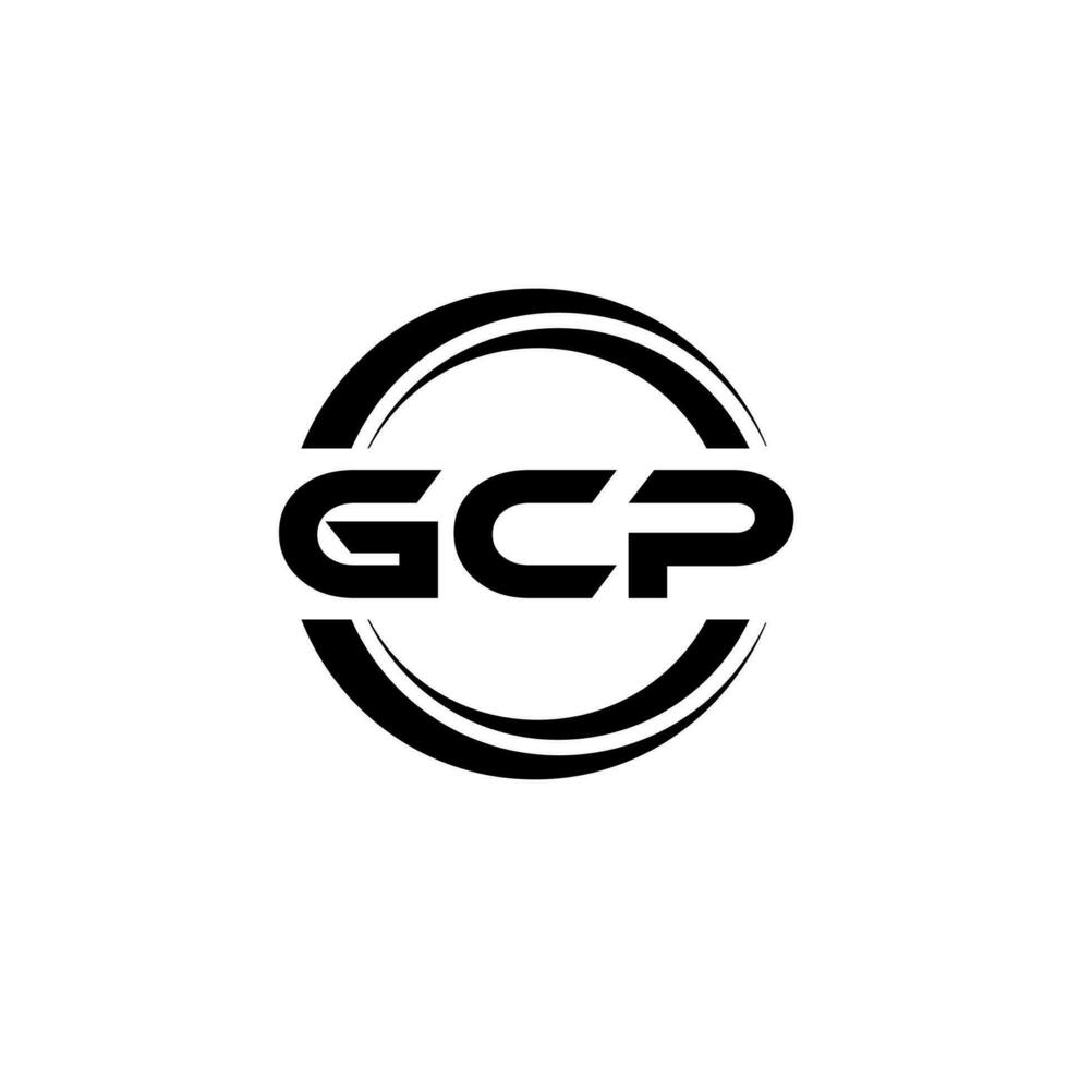 GCP Logo Design, Inspiration for a Unique Identity. Modern Elegance and Creative Design. Watermark Your Success with the Striking this Logo. vector