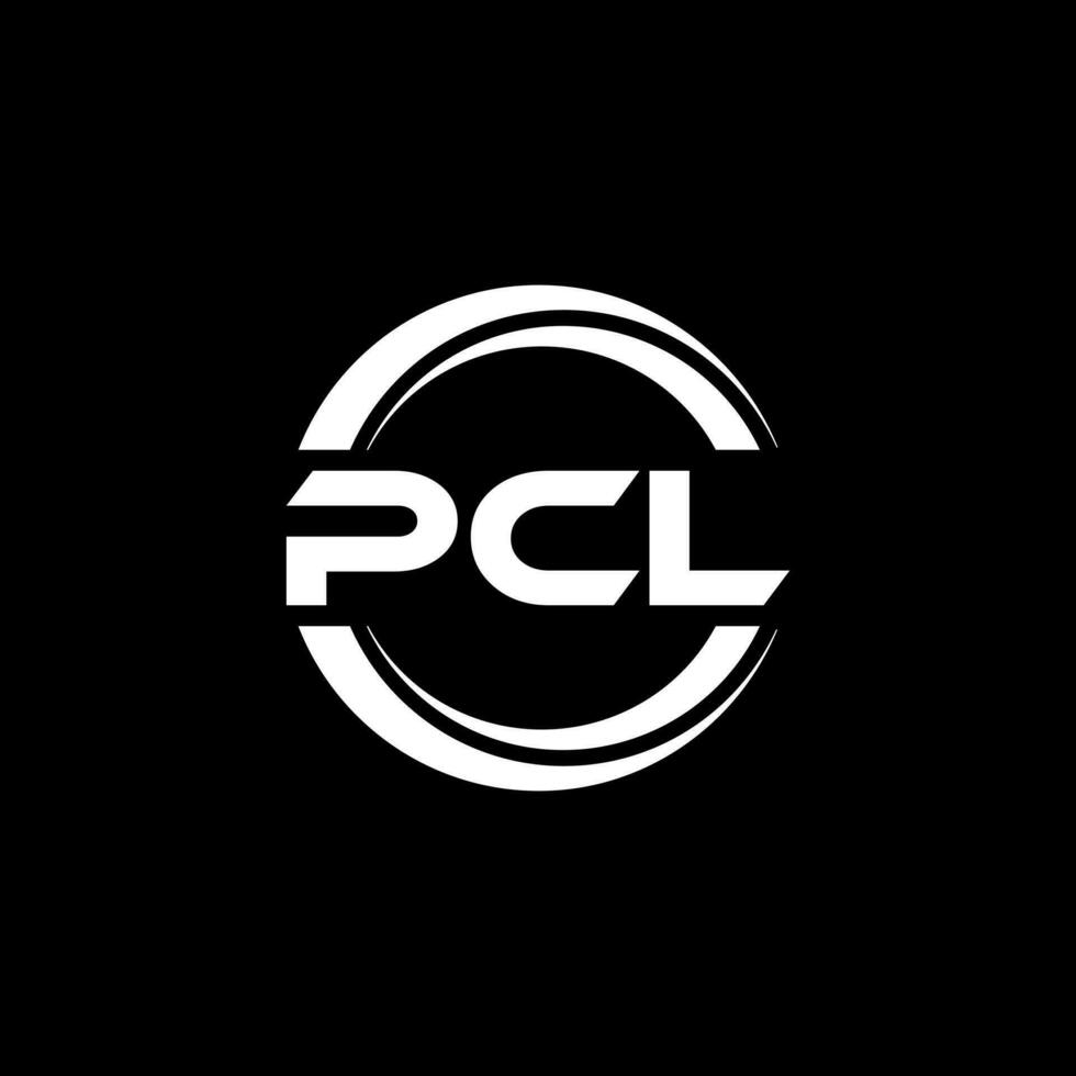 PCL logo diseño, inspiración para un único identidad. moderno elegancia y creativo diseño. filigrana tu éxito con el sorprendentes esta logo. vector