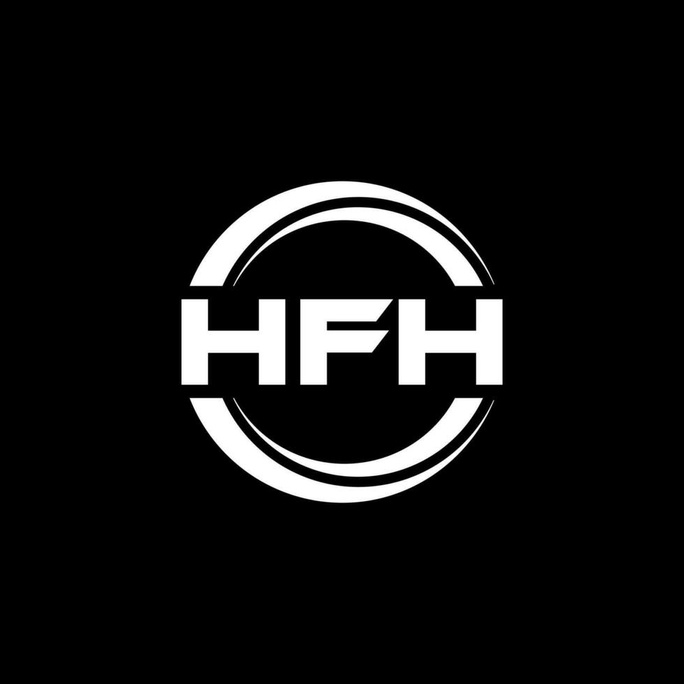 HFH Logo Design, Inspiration for a Unique Identity. Modern Elegance and Creative Design. Watermark Your Success with the Striking this Logo. vector