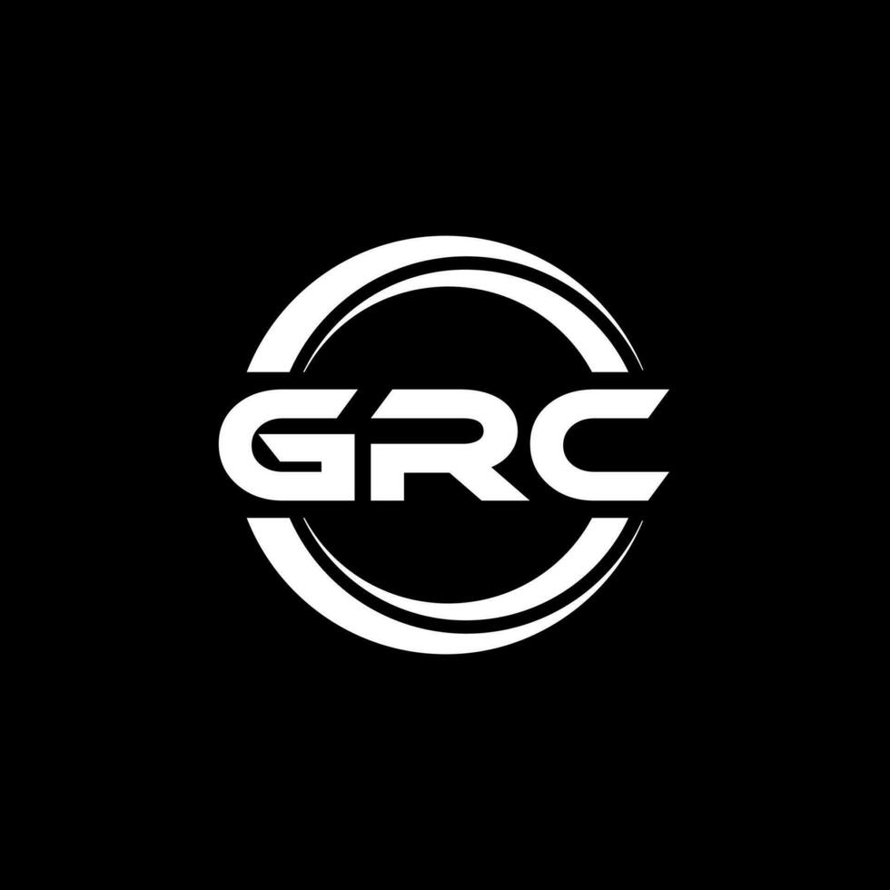 grc logo diseño, inspiración para un único identidad. moderno elegancia y creativo diseño. filigrana tu éxito con el sorprendentes esta logo. vector