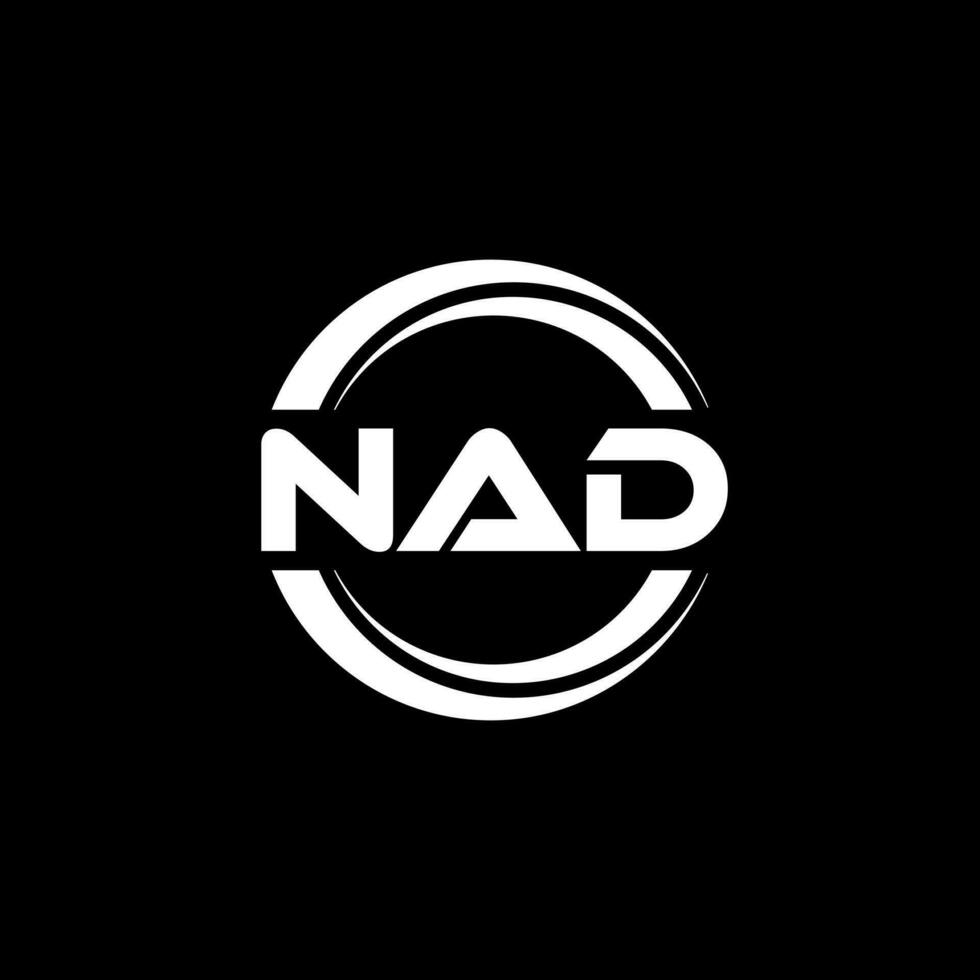 nad logo diseño, inspiración para un único identidad. moderno elegancia y creativo diseño. filigrana tu éxito con el sorprendentes esta logo. vector