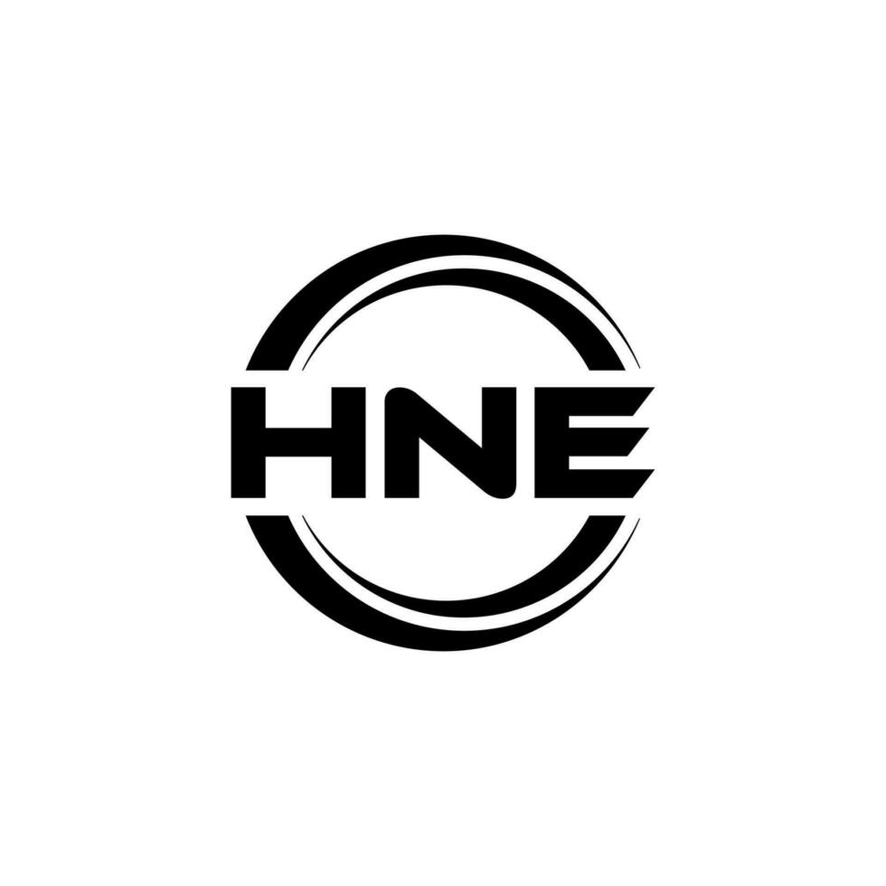 hne logo diseño, inspiración para un único identidad. moderno elegancia y creativo diseño. filigrana tu éxito con el sorprendentes esta logo. vector