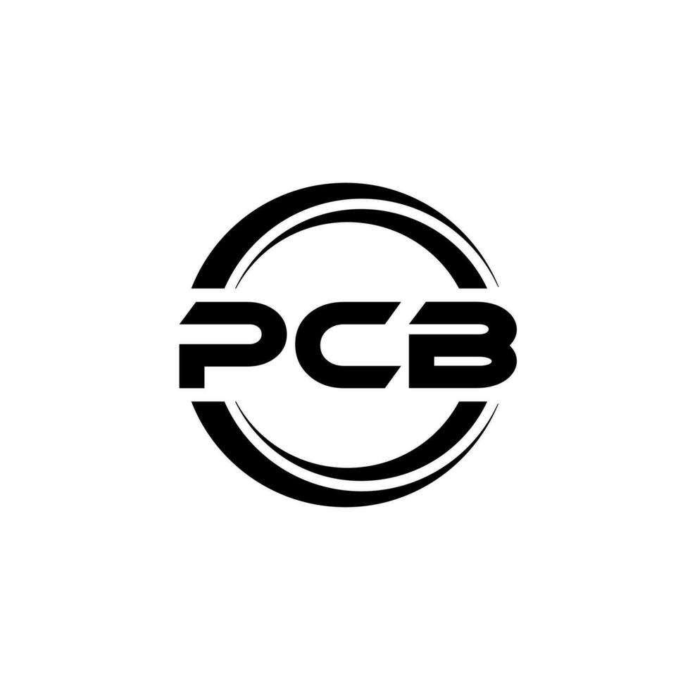 PCB Logo Design, Inspiration for a Unique Identity. Modern Elegance and Creative Design. Watermark Your Success with the Striking this Logo. vector