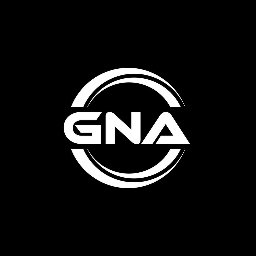 GNA Logo Design, Inspiration for a Unique Identity. Modern Elegance and Creative Design. Watermark Your Success with the Striking this Logo. vector