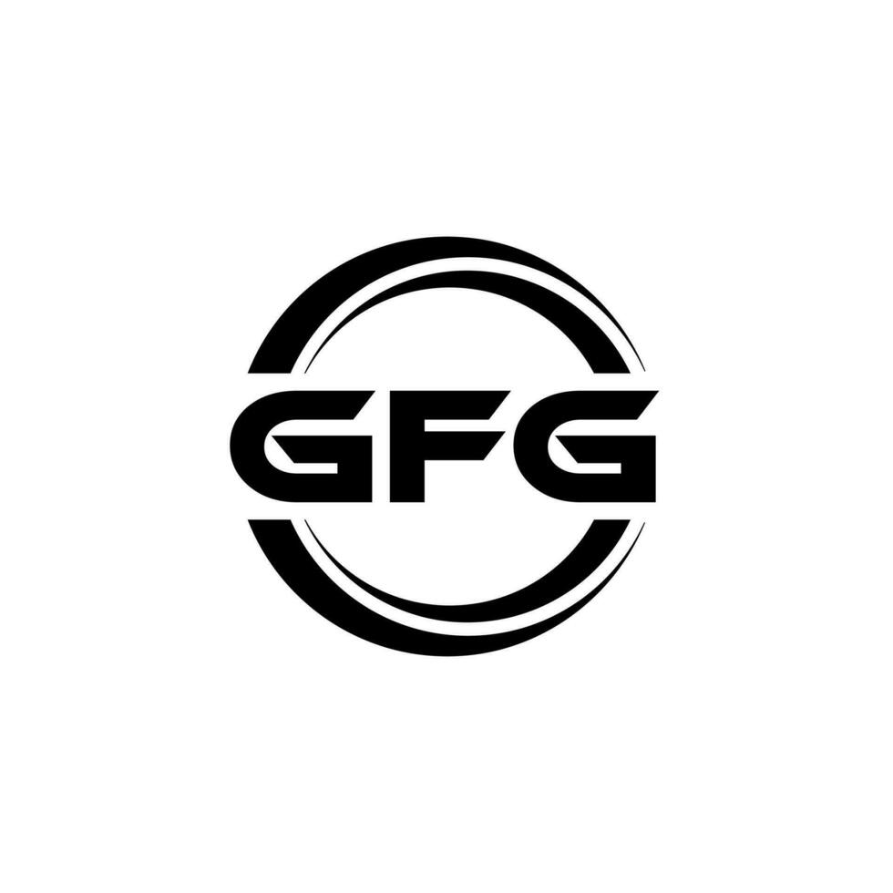 GFG Logo Design, Inspiration for a Unique Identity. Modern Elegance and Creative Design. Watermark Your Success with the Striking this Logo. vector