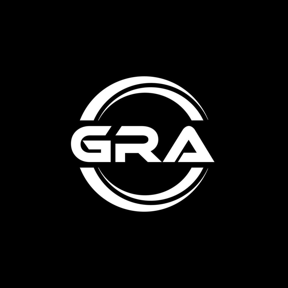 gra logo diseño, inspiración para un único identidad. moderno elegancia y creativo diseño. filigrana tu éxito con el sorprendentes esta logo. vector