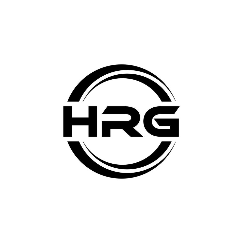 HRG Logo Design, Inspiration for a Unique Identity. Modern Elegance and Creative Design. Watermark Your Success with the Striking this Logo. vector