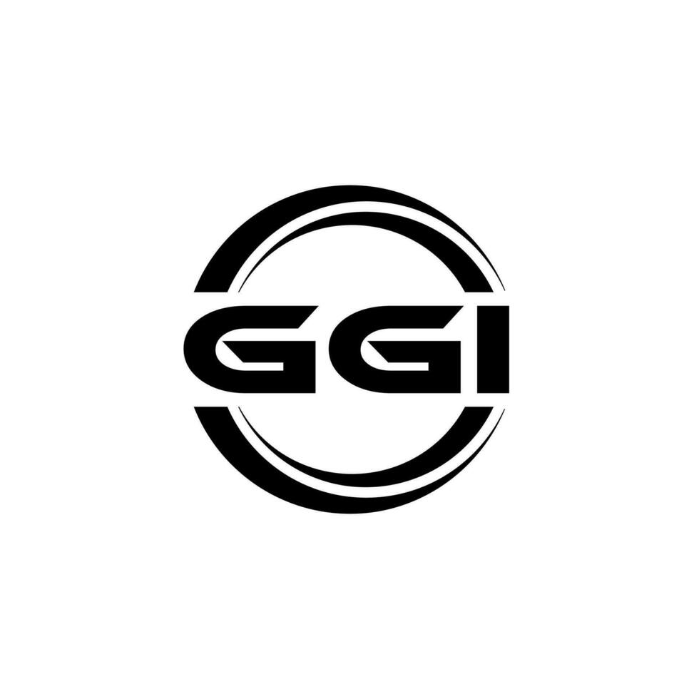 GGI Logo Design, Inspiration for a Unique Identity. Modern Elegance and Creative Design. Watermark Your Success with the Striking this Logo. vector