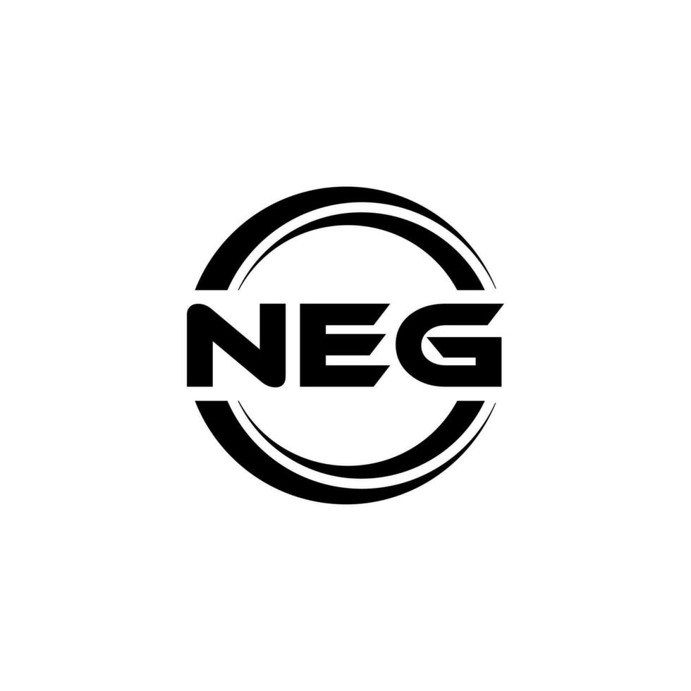 NEG Logo Design, Inspiration for a Unique Identity. Modern Elegance and Creative Design. Watermark Your Success with the Striking this Logo. vector