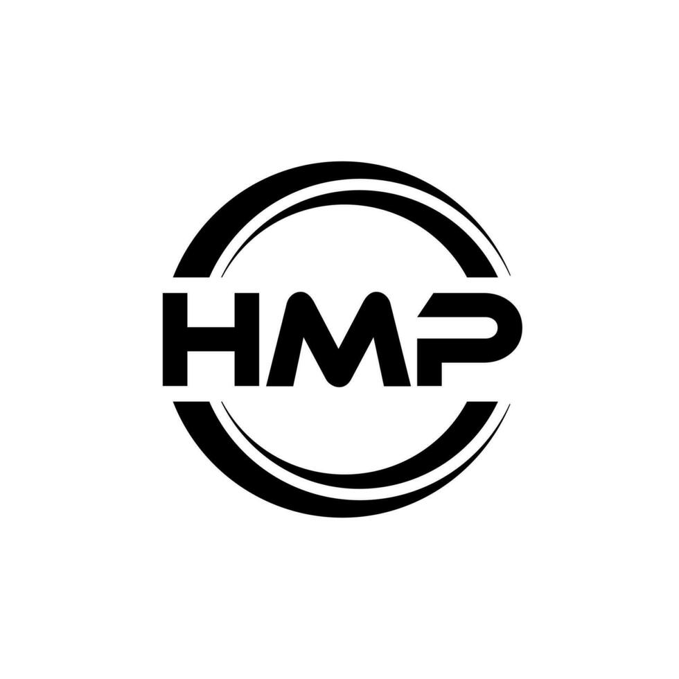 hmp logo diseño, inspiración para un único identidad. moderno elegancia y creativo diseño. filigrana tu éxito con el sorprendentes esta logo. vector