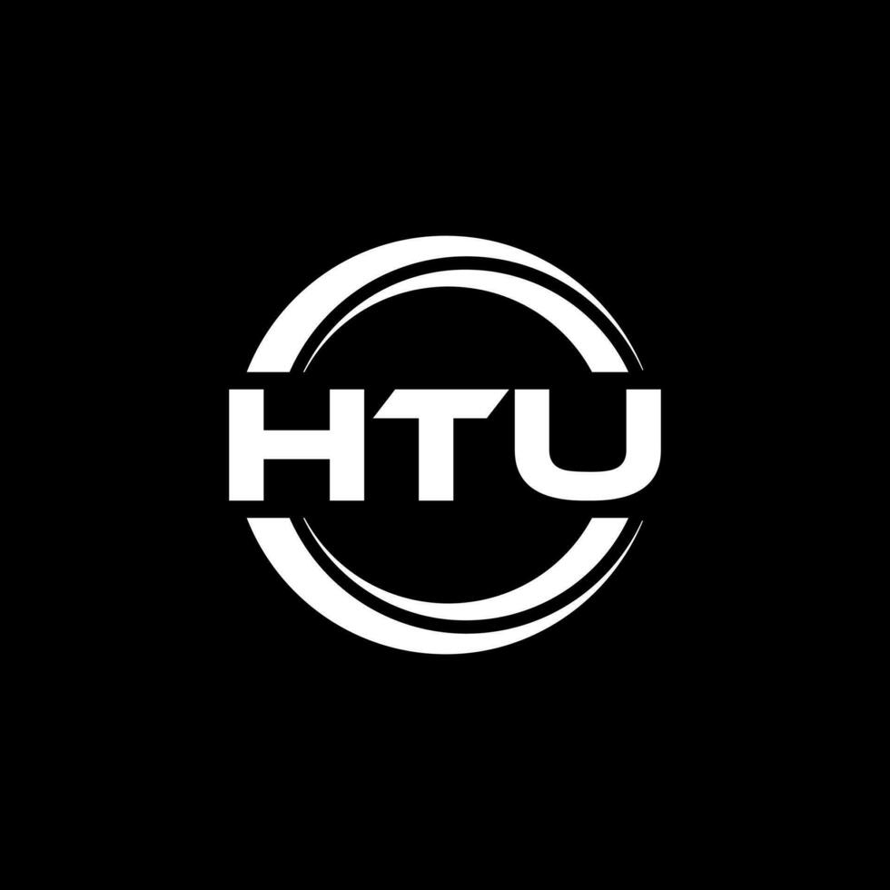 htu logo diseño, inspiración para un único identidad. moderno elegancia y creativo diseño. filigrana tu éxito con el sorprendentes esta logo. vector