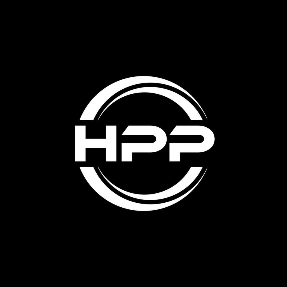 HPP Logo Design, Inspiration for a Unique Identity. Modern Elegance and Creative Design. Watermark Your Success with the Striking this Logo. vector