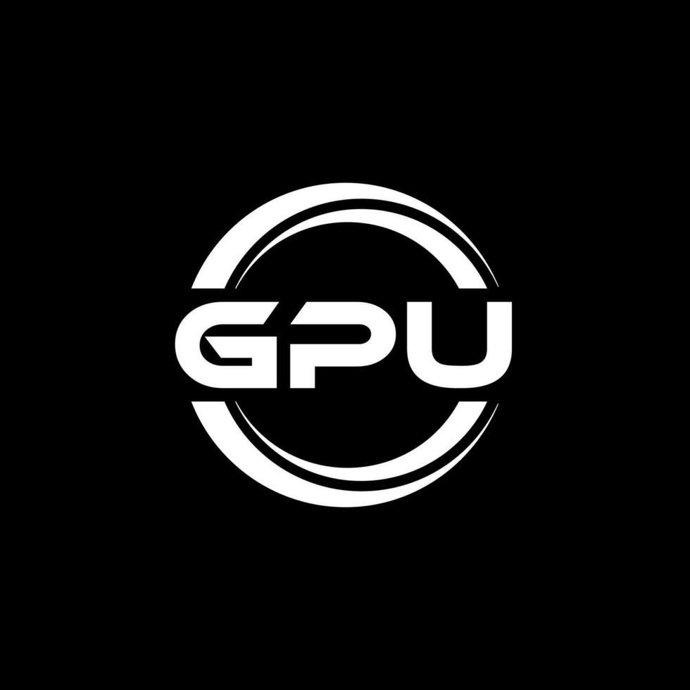 GPU Logo Design, Inspiration for a Unique Identity. Modern Elegance and Creative Design. Watermark Your Success with the Striking this Logo. vector