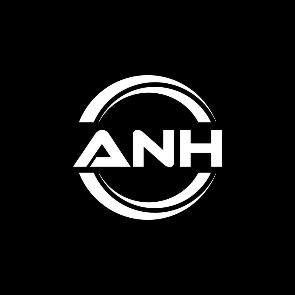 anh logo diseño, inspiración para un único identidad. moderno elegancia y creativo diseño. filigrana tu éxito con el sorprendentes esta logo. vector