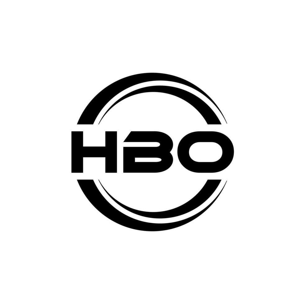 HBO Logo Design, Inspiration for a Unique Identity. Modern Elegance and Creative Design. Watermark Your Success with the Striking this Logo. vector