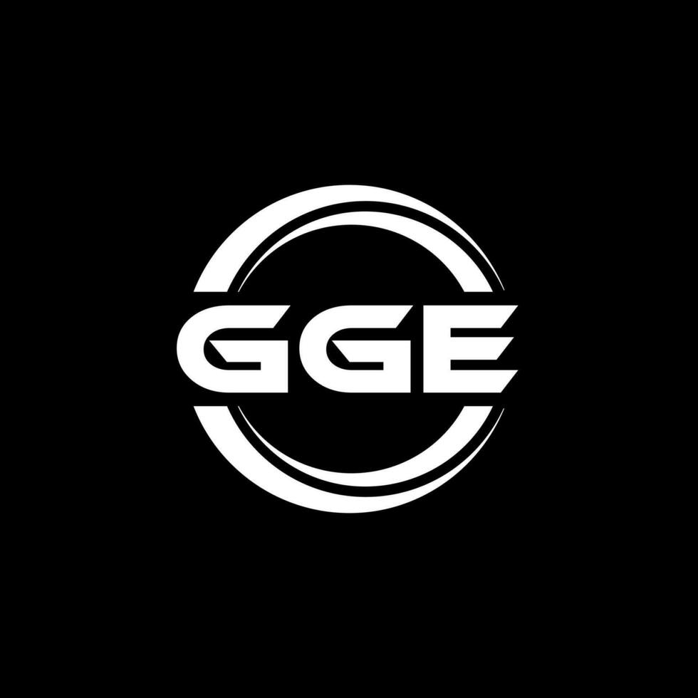 gge logo diseño, inspiración para un único identidad. moderno elegancia y creativo diseño. filigrana tu éxito con el sorprendentes esta logo. vector