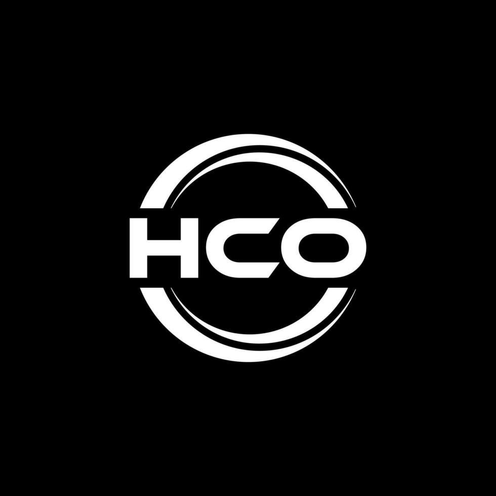 hco logo diseño, inspiración para un único identidad. moderno elegancia y creativo diseño. filigrana tu éxito con el sorprendentes esta logo. vector