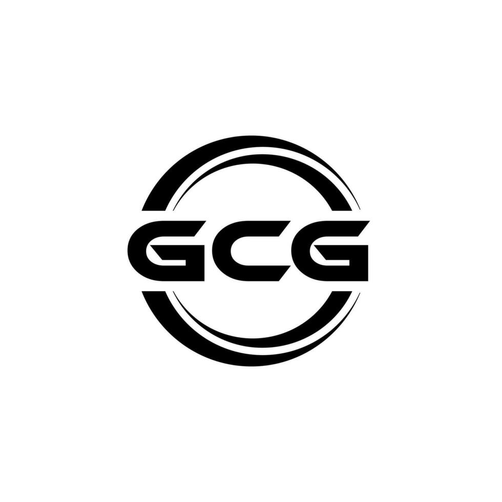 gcg logo diseño, inspiración para un único identidad. moderno elegancia y creativo diseño. filigrana tu éxito con el sorprendentes esta logo. vector