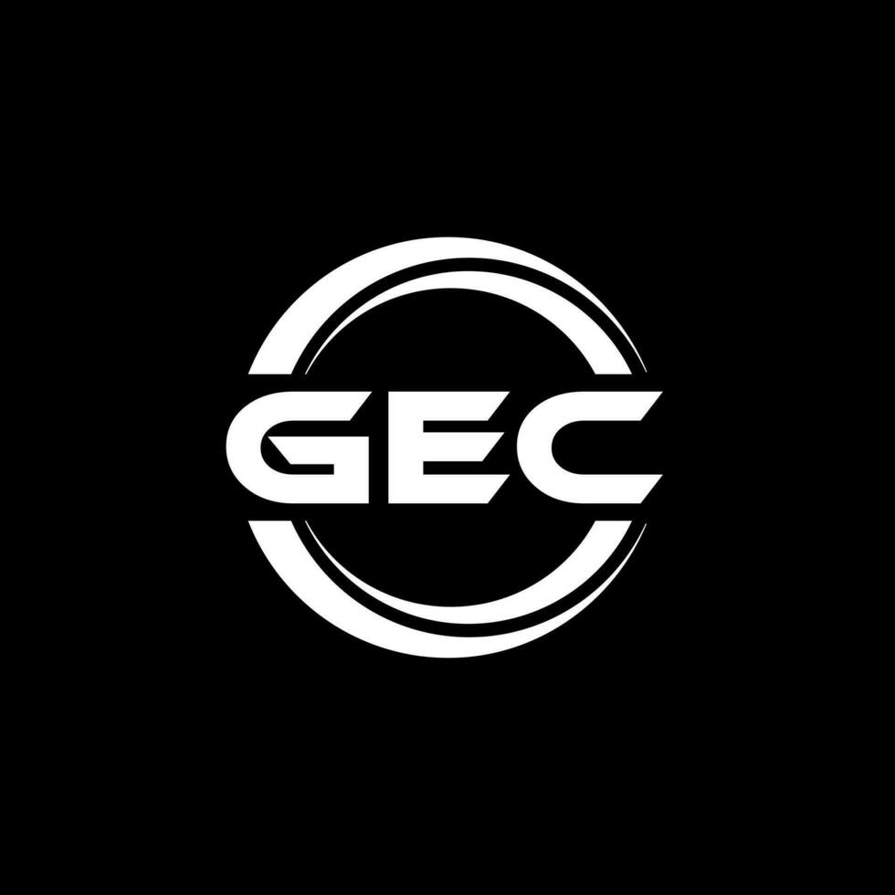 GEC Logo Design, Inspiration for a Unique Identity. Modern Elegance and Creative Design. Watermark Your Success with the Striking this Logo. vector