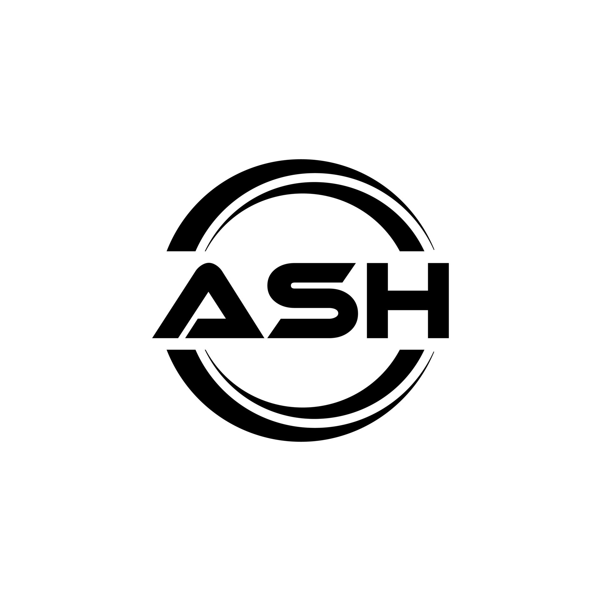 ASH Logo Design, Inspiration for a Unique Identity. Modern Elegance and ...