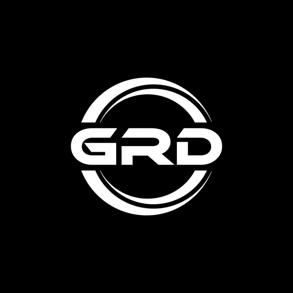 GRD Logo Design, Inspiration for a Unique Identity. Modern Elegance and Creative Design. Watermark Your Success with the Striking this Logo. vector