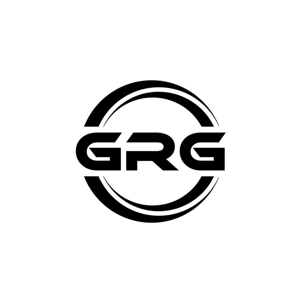 GRG Logo Design, Inspiration for a Unique Identity. Modern Elegance and Creative Design. Watermark Your Success with the Striking this Logo. vector