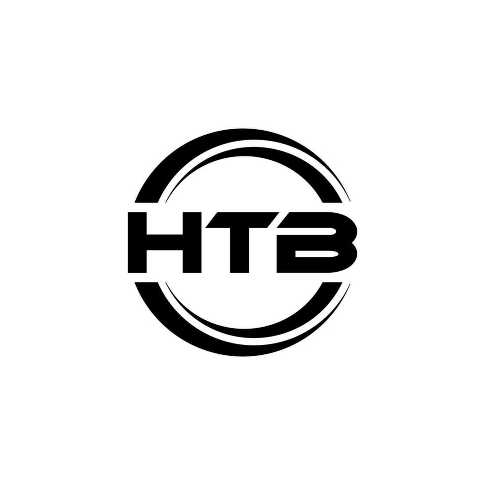 htb logo diseño, inspiración para un único identidad. moderno elegancia y creativo diseño. filigrana tu éxito con el sorprendentes esta logo. vector