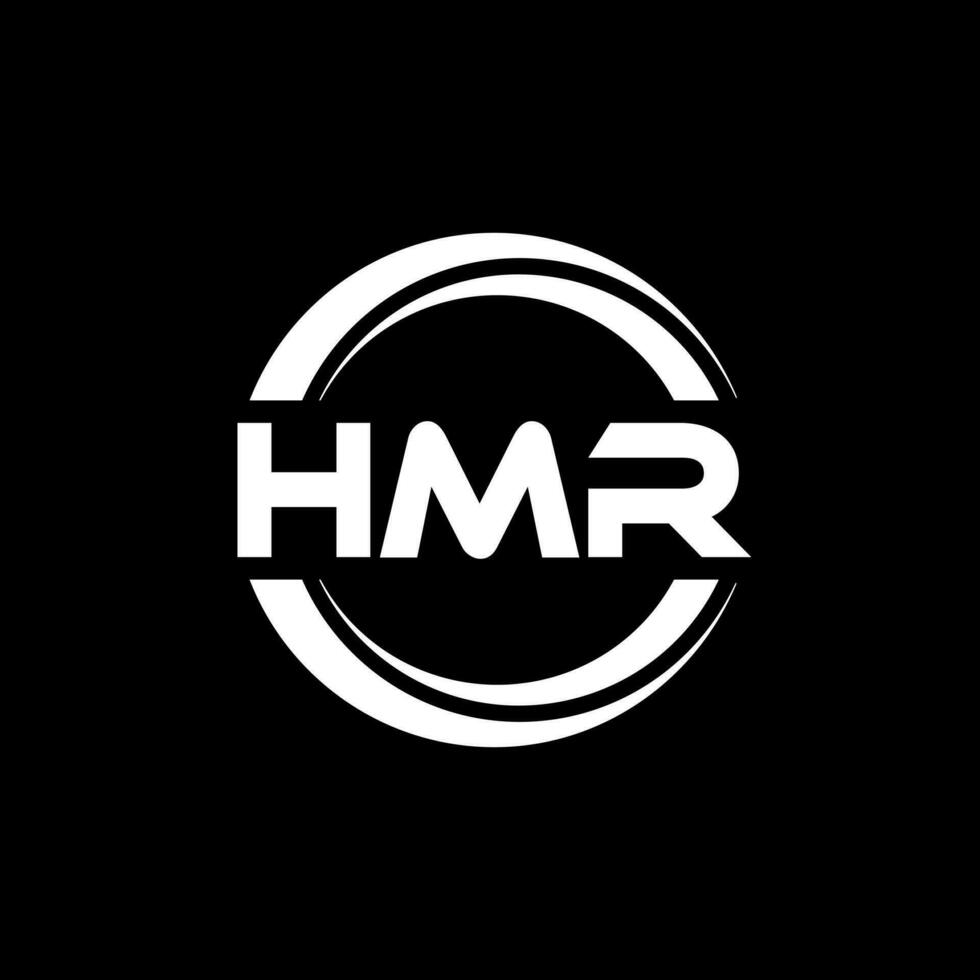 HMR Logo Design, Inspiration for a Unique Identity. Modern Elegance and Creative Design. Watermark Your Success with the Striking this Logo. vector