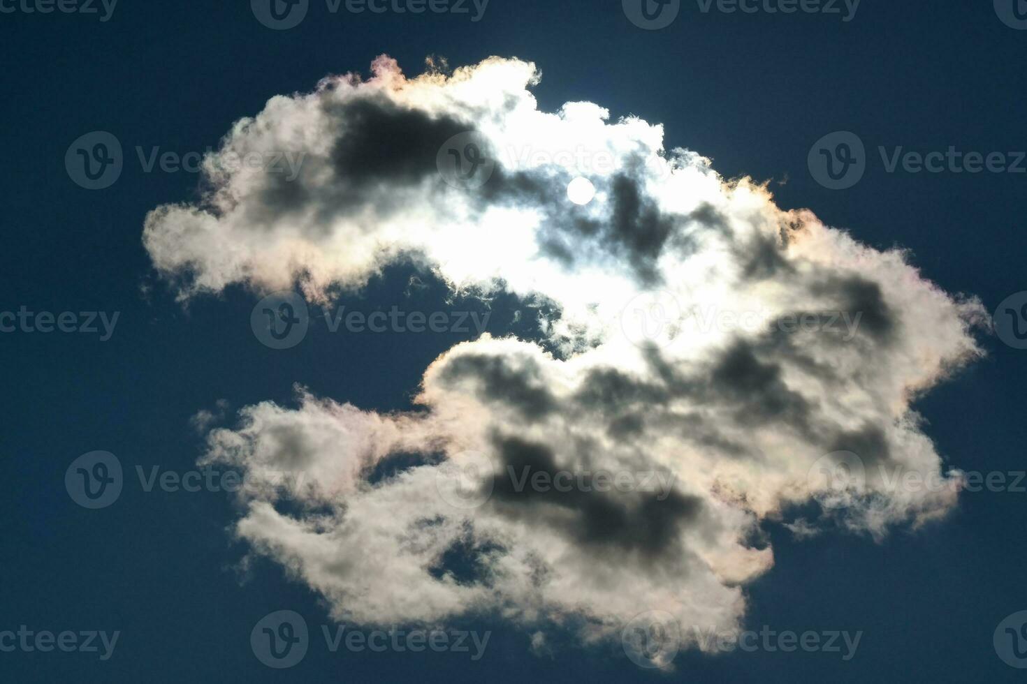 Dramatic Clouds and Sky over the Luton City of England UK. photo