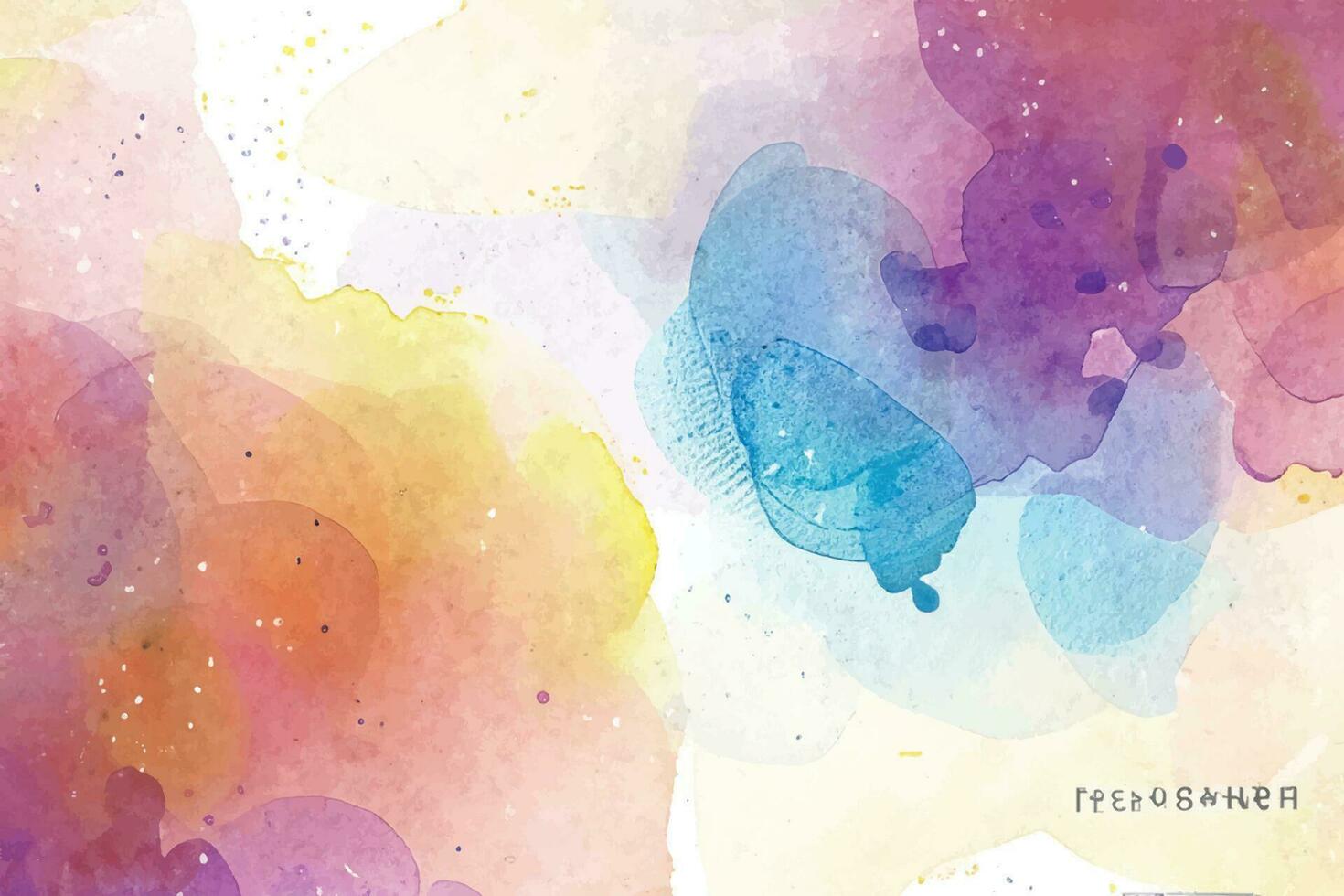 Vector abstract watercolor background