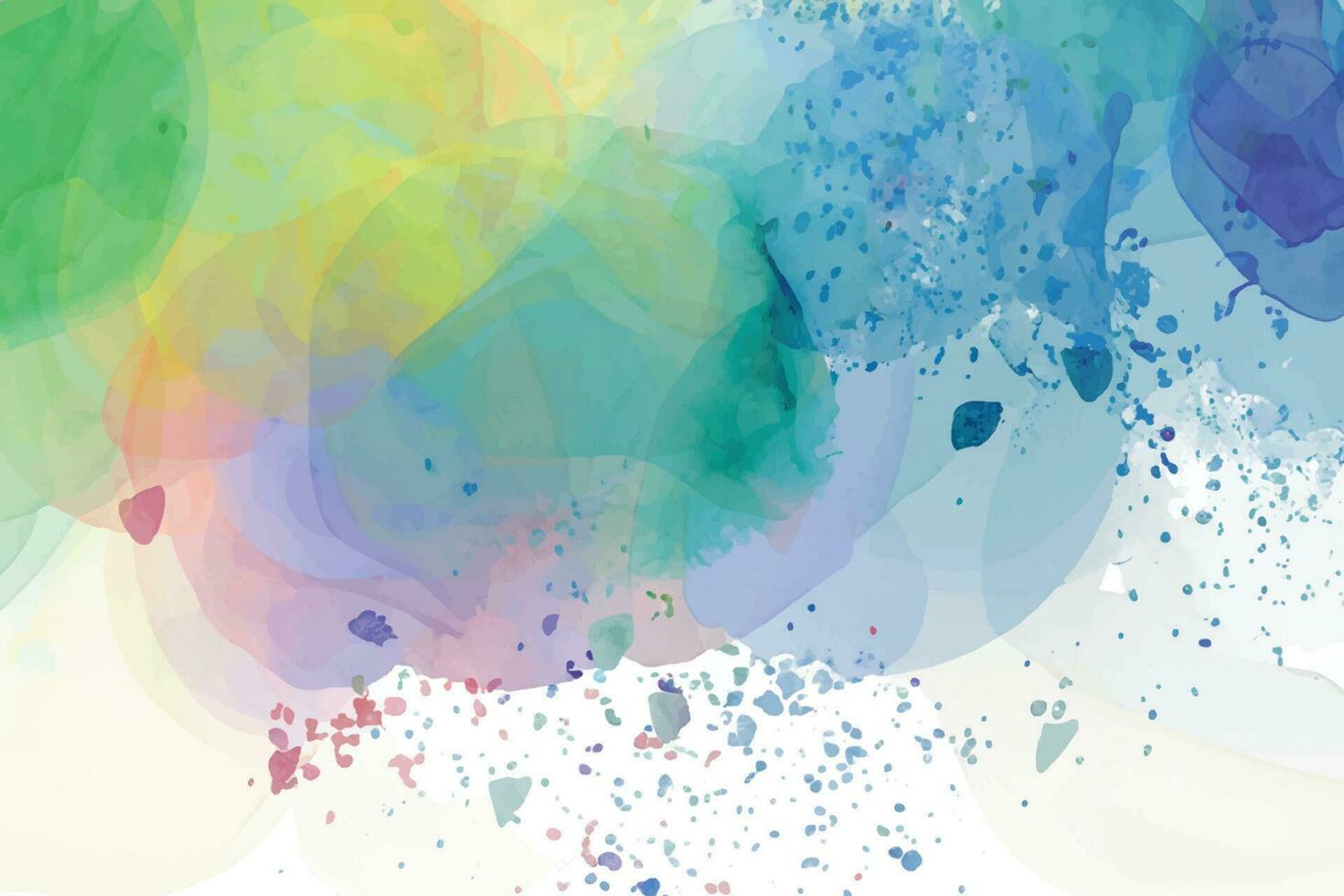 Vector abstract watercolor background