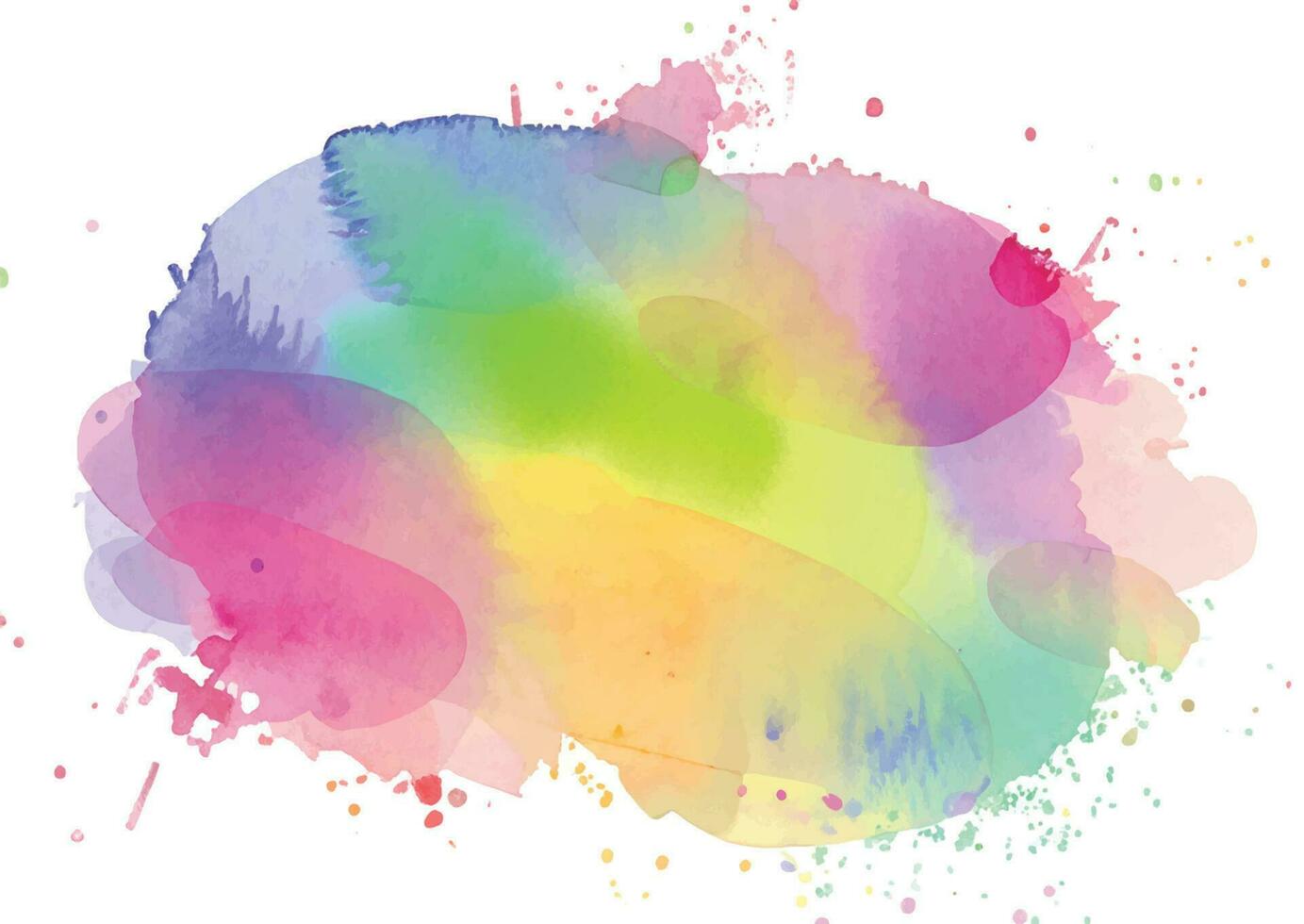 Vector abstract watercolor background