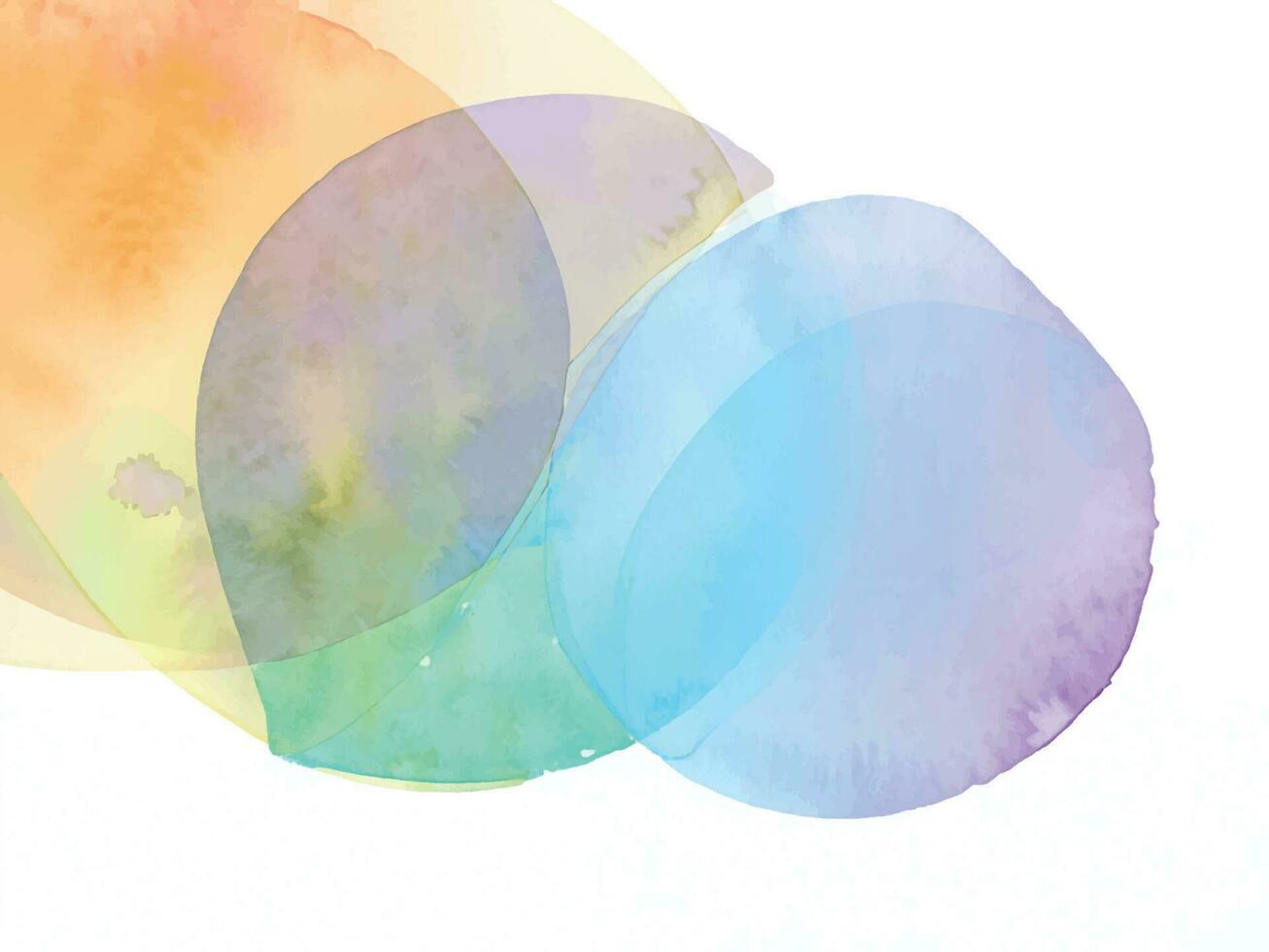 Vector abstract watercolor background