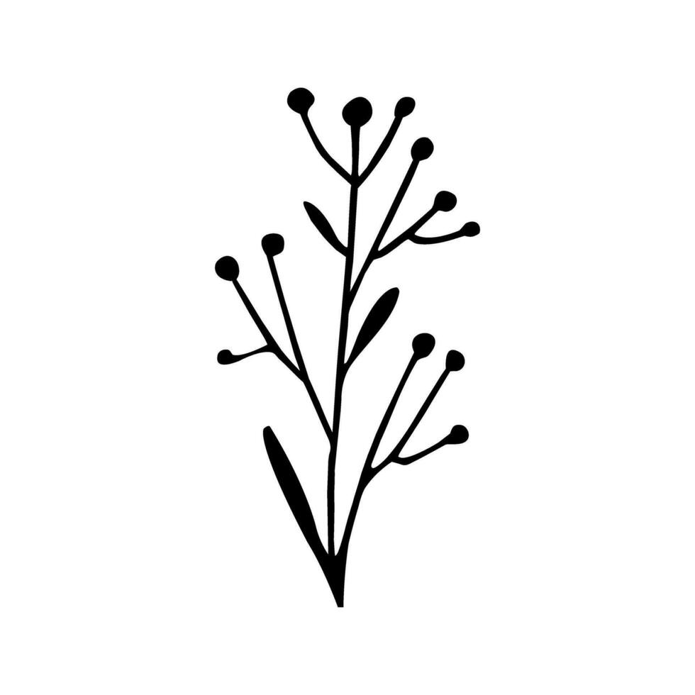 Wildflower icon vector. Wild flower illustration sign. Flower symbol. Garden logo. vector