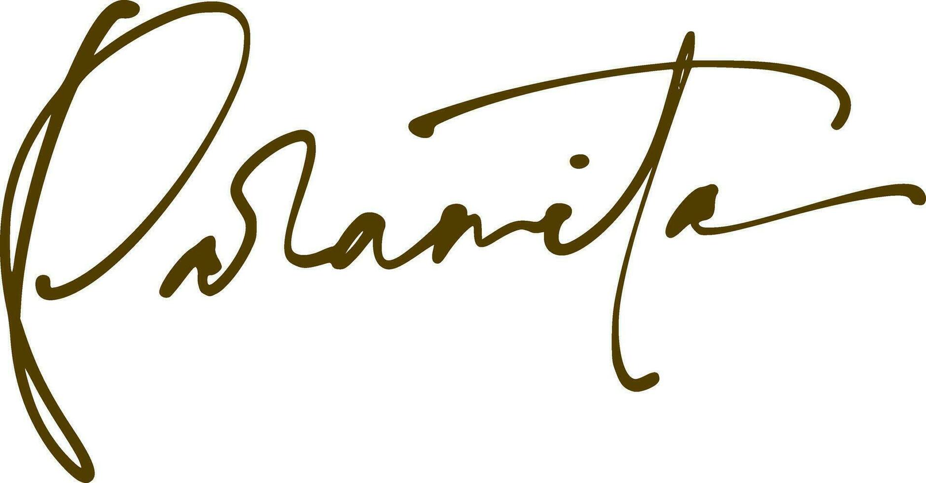 signature series P design illustration vector