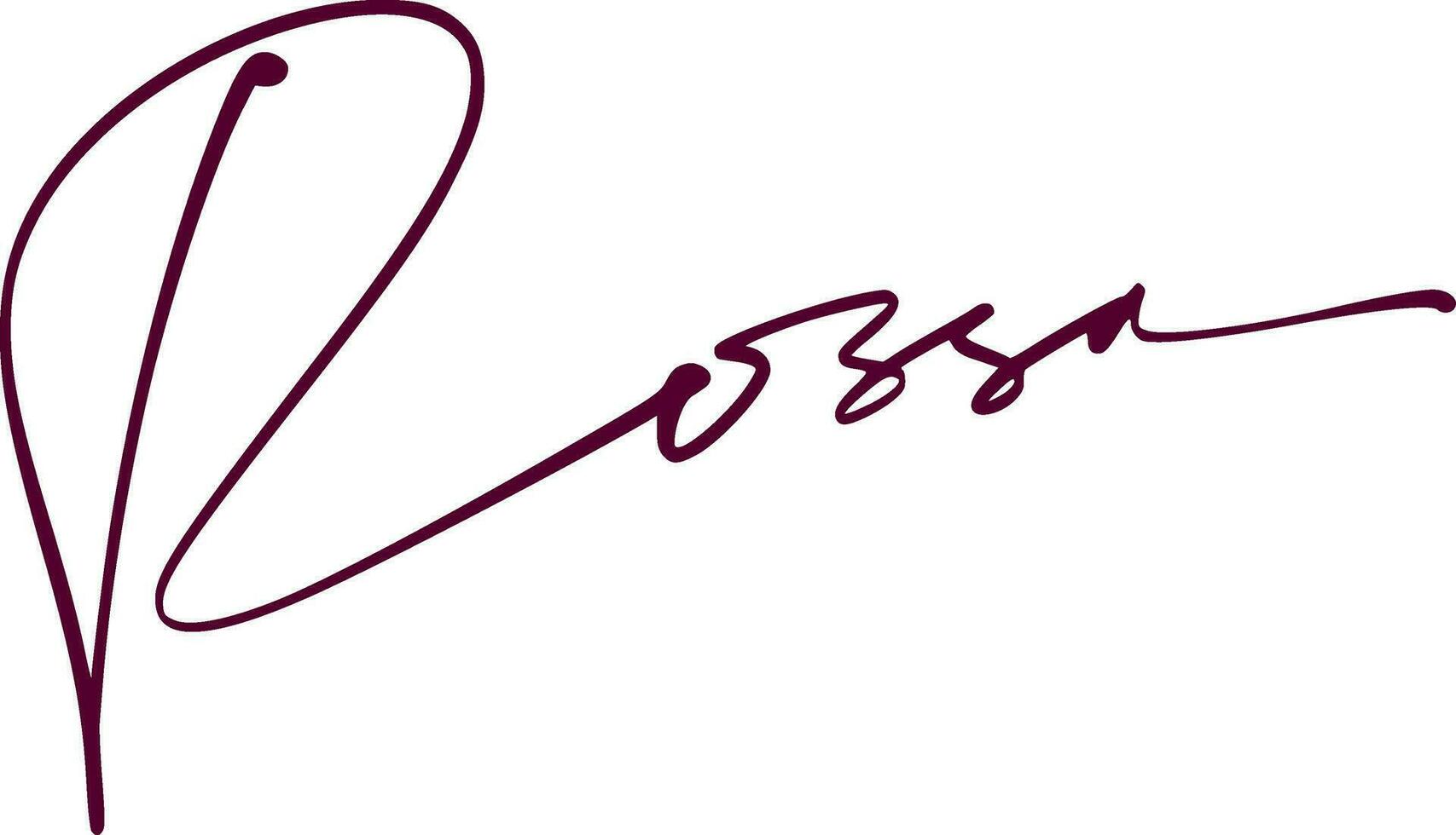 signature series R design illustration vector
