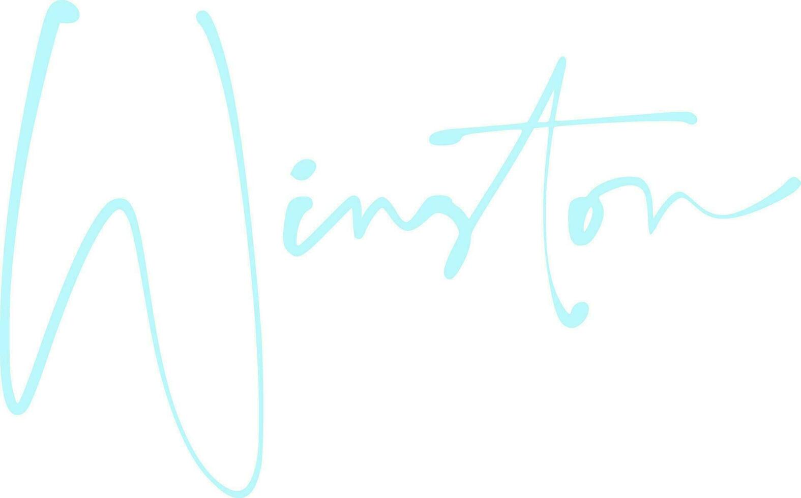 signature series W design illustration vector