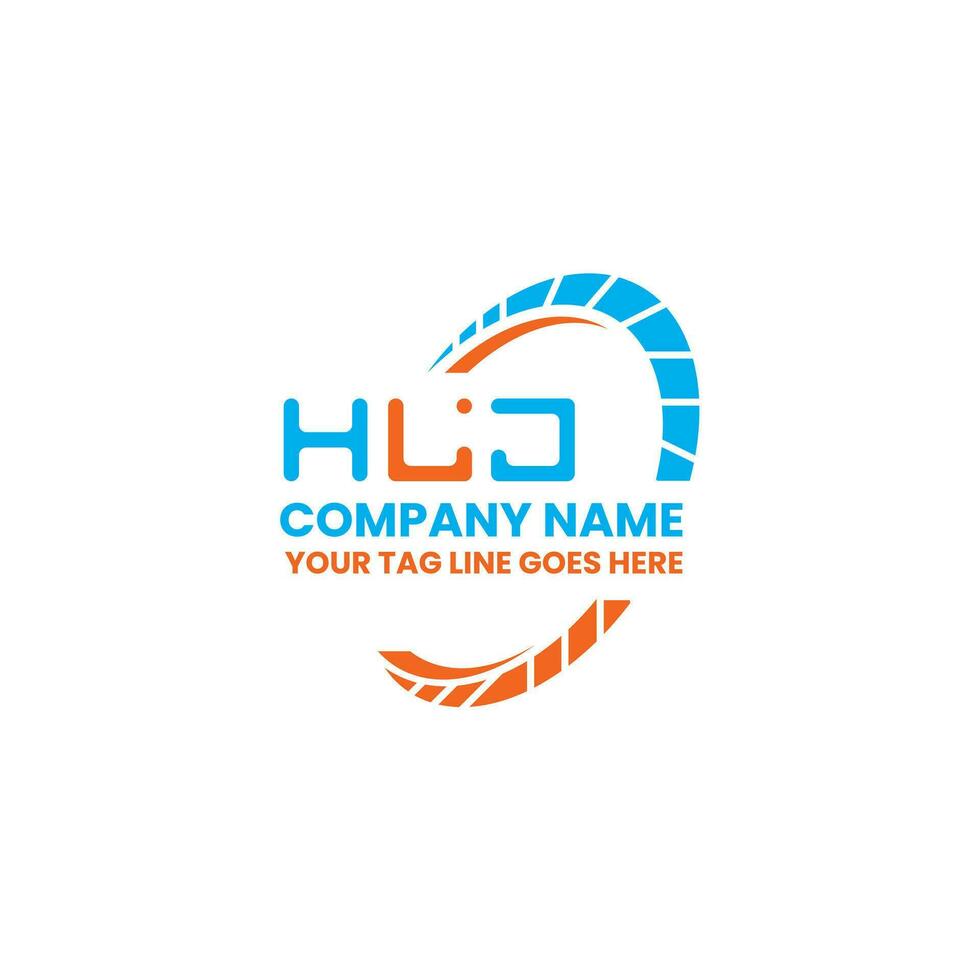HLJ letter logo creative design with vector graphic, HLJ simple and modern logo. HLJ luxurious alphabet design